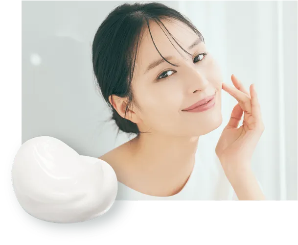 肌潤クリーム使用イメージ画像