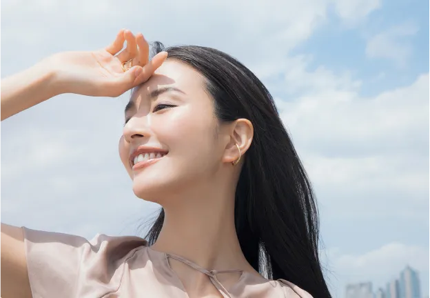 活潤ヘッドクレンズと活潤スカルプエッセンス使用イメージ画像