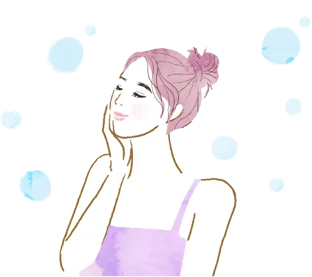 シミ予防イメージイラスト