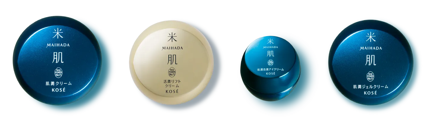肌潤クリーム・肌潤ジェルクリーム・活潤リフトクリーム・肌潤改善アイクリームの商品画像