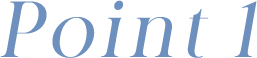 ポイント 1