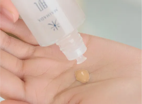 マルチCCクリーム＋トリートメントオイル使用イメージ