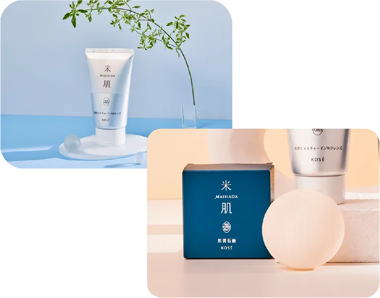 肌潤モイスチャーインWクレンズ、肌潤石鹸の商品画像