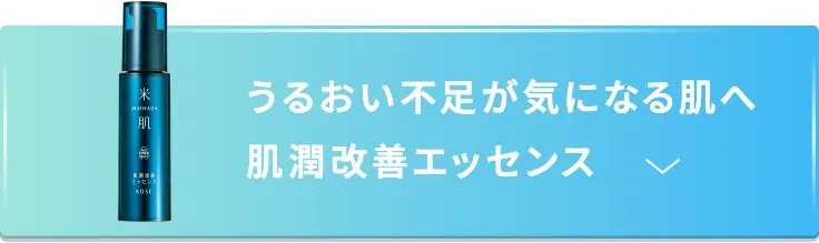 うるおい不足が気になる肌へ 肌潤改善エッセンス