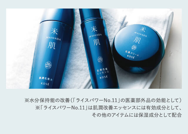 「肌のセラミドを増やして肌のうるおいを保つ力を改善する」効果が認められています。